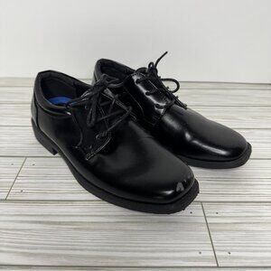 Kids JOSMO Black Uniform Dress Shoes Sz 3, style 80351